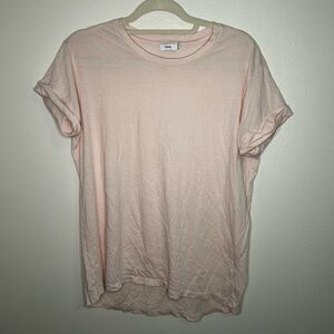 Vince 100% Pima Cotton light pink lightweight tshirt